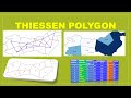 Thiessen Polygon II Construction of Thiessen polygon from precipitation data.