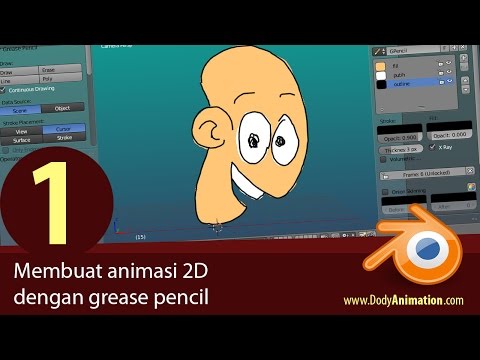  Membuat  animasi  2D  dengan grease pencil Bag 1 YouTube