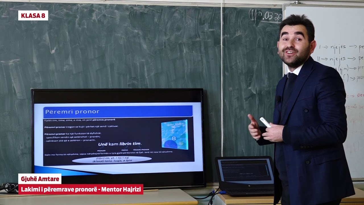 8120 Klasa 8 Gjuhë Amtare - Lakimi i përemrave pronorë