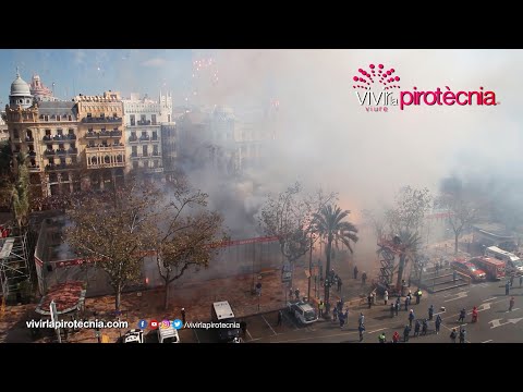 Fallas Valencia 2020. Masclet  Martes 3 de Marzo 2020. Pirotecnia Dragón