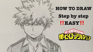 Bakugo Simple Sketch ❤️ . . Follow - @animedrawingtutorials 💙\. . . Artist  - @? . . #anime #animedrawingtutorial #draw #artist…