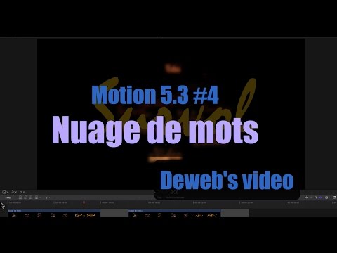 Motion 5.3 #4. Nuage de mots en mouvement