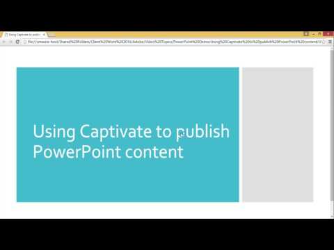 Using PowerPoint content in RoboHelp topics