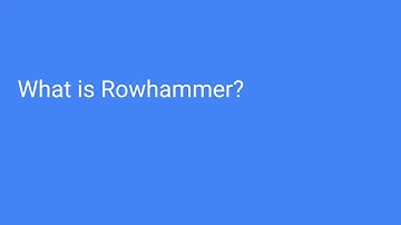 Rowhammer Presentation