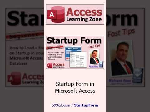 Load a Form on Startup in your Microsoft Access Database #shorts #msaccess