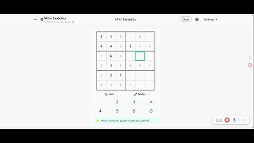 Linkedin Mini Sudoku #112 Today