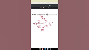 which quadrant is 3pi 5ths radians in #math #maths #mathematics #education #shorts