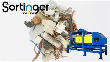 Eddy Current Separator ｜Shredded E-scrap｜Sortinger