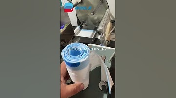 Overlap Draw Tape Garbage Bag Making Machine (No Need Tear)