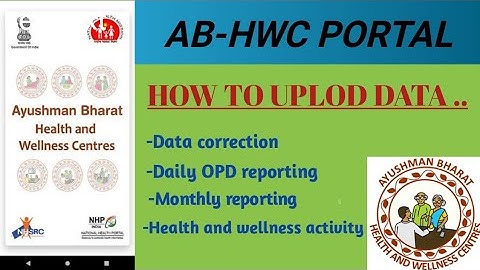 How to work cho in AB-HWC portal # how to use cho AB-HWC app# Daily, monthly and wellness activity