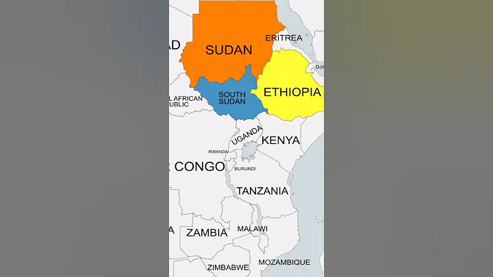 East African countries.#trending #geographythroughmaps #worldmap #map