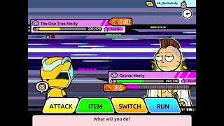 Pocket Mortys Multiplayer - Gotron Morty Defeats High Level Mortys