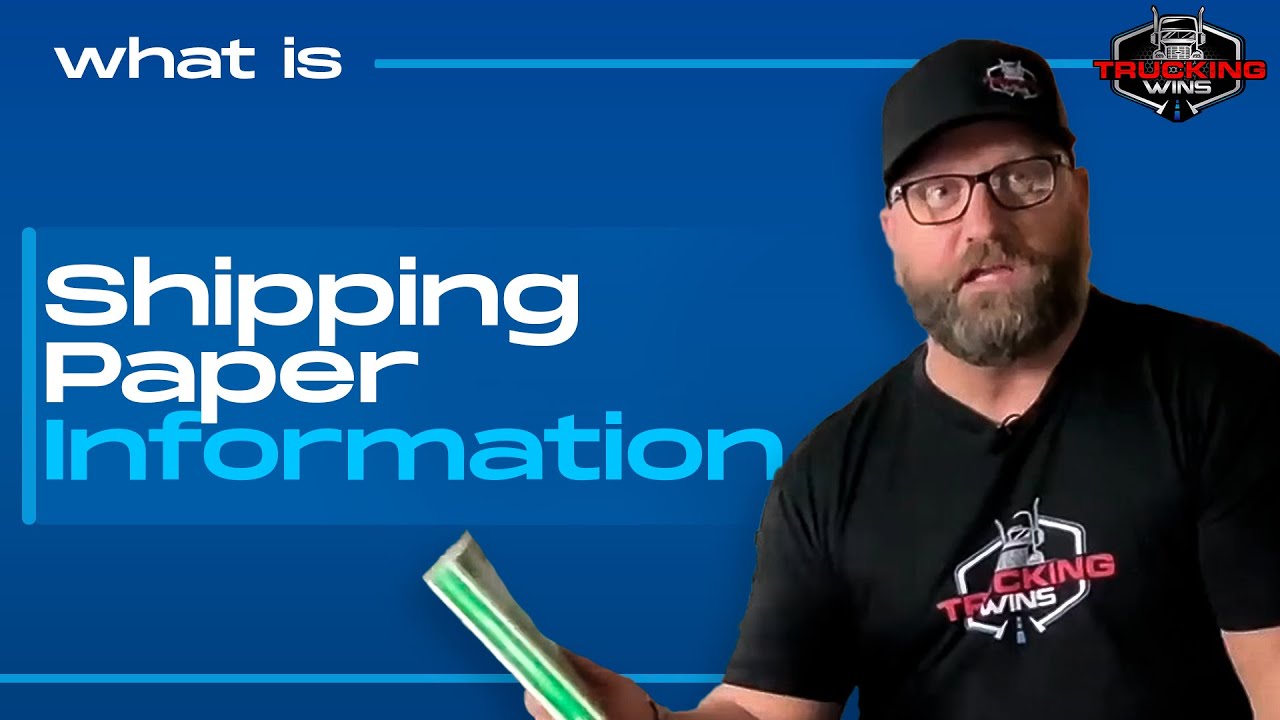 What Is Shipping Paper Information? 