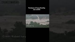 Timelapse shows river rising in Kingsland, Texas Credit: Robert Ivey #news #flood #texas