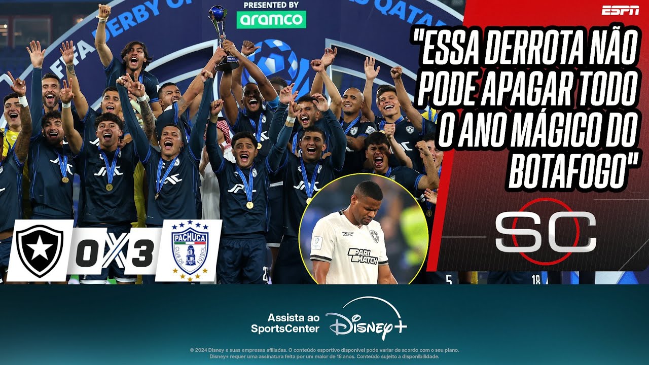 BOTAFOGO 0 X 3 PACHUCA NA COPA INTERCONTINENTAL - Existe 'culpado' pela ...