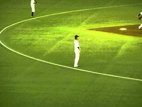 2012.5.30 セパ交流戦 巨人×東北楽天 坂本勇人キャッチボールで杉内投法？