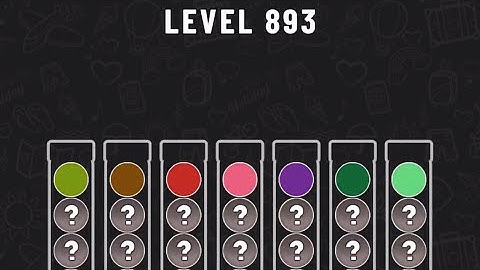 Ball Sort Puzzle Level 893 #ballsortpuzzle #ballsortpuzzlegameplay #puzzlegame #mobile games