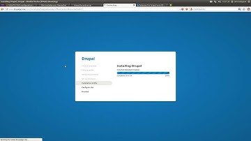 Install Drupal 8 using Hiawatha web server