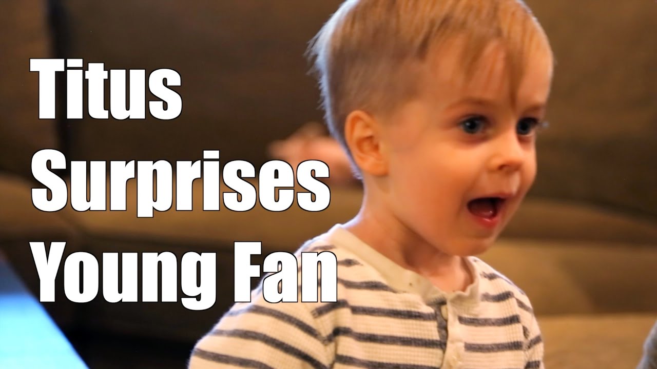 Titus Gives 2 Yr Old Fan With Health Challenges The Surprise Of His