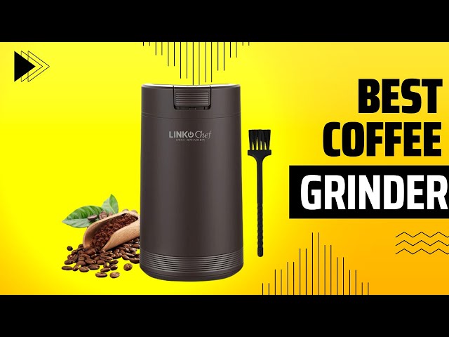 Coffee Grinder Electric LINKChef Nut & Spice 250W with Large Black-25