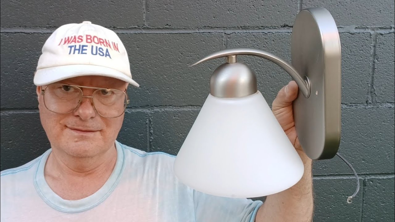 September 14, 2025 - how to install a new wall scone as a replacement in the country of my birth 