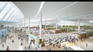 Liu Gang talks about the new Qingdao International Airport Building in China
