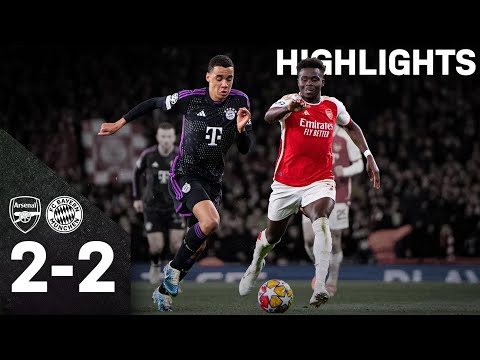Stunning back and forth ends in draw! | Arsenal FC vs. FC Bayern 2-2 | UCL Highlights