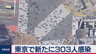 東京で新たに303人感染（2021年3月19日）