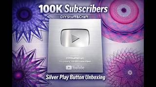 My Silver Play Button Is Finally Here #100ksubscribers #art #asmr
