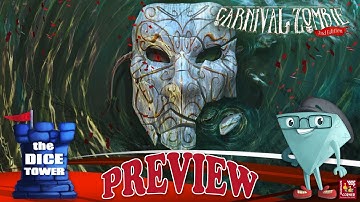 "Carnival Zombie 2nd edition" a Dice Tower Preview - with Boardgame Corner