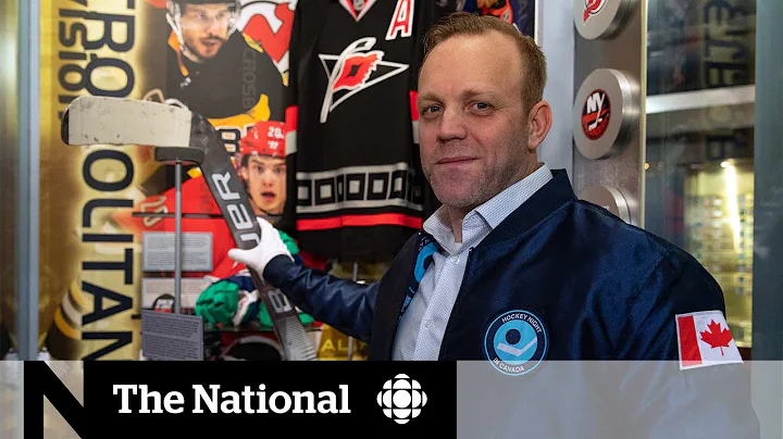 David Ayress game-winning stick in Hockey Hall of ...