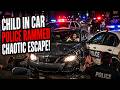 Woman With Child in Car Rams Police Cars and People While Fleeing Arrest