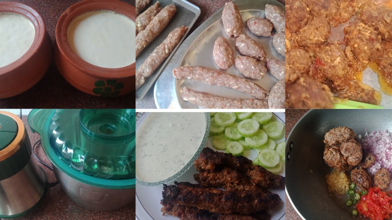 chopper from darazseekh kabab in pan bnanay ki Koshishgola kabab