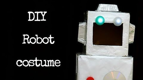 DIY Robot costume for kids