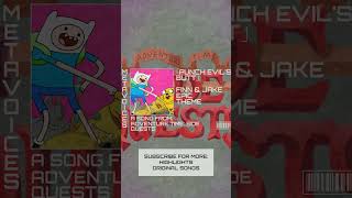PUNCH EVIL'S BUTT Adventure Time: Side Quests Finn &amp; Jake EPIC THEME SONG OST #shorts