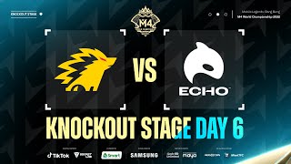 [FIL] M4 Knockout Stage Day 6 | ONIC vs ECHO Game 1