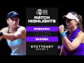 Elena Rybakina vs. Paula Badosa | 2022 Stuttgart Round 2 | WTA Match Highlights
