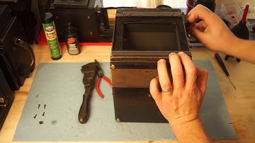 Graflex SLR Shutter Tension Tutorial