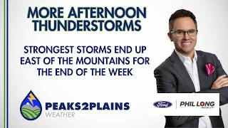 Storms are shifting east...here's what to expect for the next couple of days...