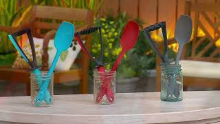 KOCHBLUME 2-Piece Silicone Masher & Serving Spoon Set on QVC