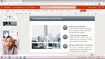 The Disadvantages of Asynchronous Learning