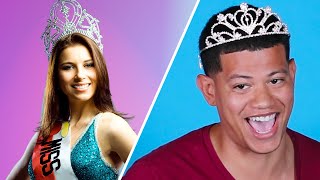 We ask men questions inspired from professional beauty pageants that
they never would have been asked before! credits:
https://www.buzzfeed.com/bfmp/videos/6...