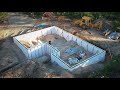 The Foundation - Scribing ICF's to fit Bedrock - The Homestead Adventure(r) Ep 18