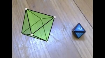 Octahedron Net: Exploration in GeoGebra 3D with Augmented Reality