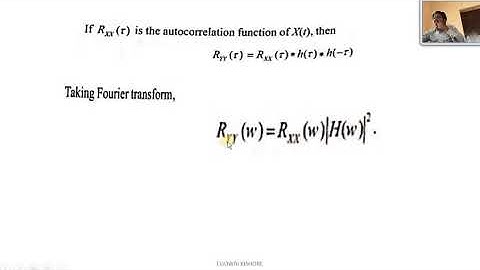 MEAN SQUARED VALUE OF SYSTEM RESPONSE