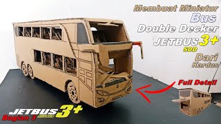 Cara Membuat Miniatur Bus Double Decker Dari Kardus | Ide Kreatif