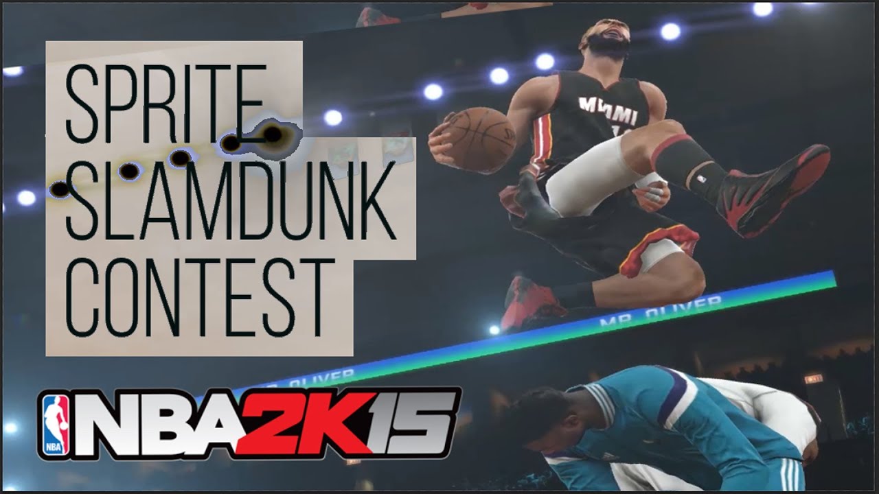 nba 2k15 ps4 mycareer slam dunk contest all the sprite moves