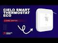 Cielo Smart Thermostat Eco | 1.02"D x 3.94"W x 3.94"H