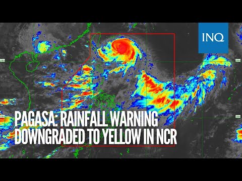 Pagasa: Rainfall warning downgraded to yellow in NCR