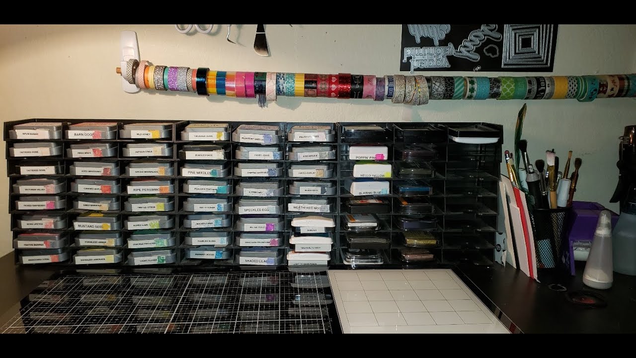 Spectrum Noir 6PC Universal Ink Pad Storage Unit Tray Stackable and